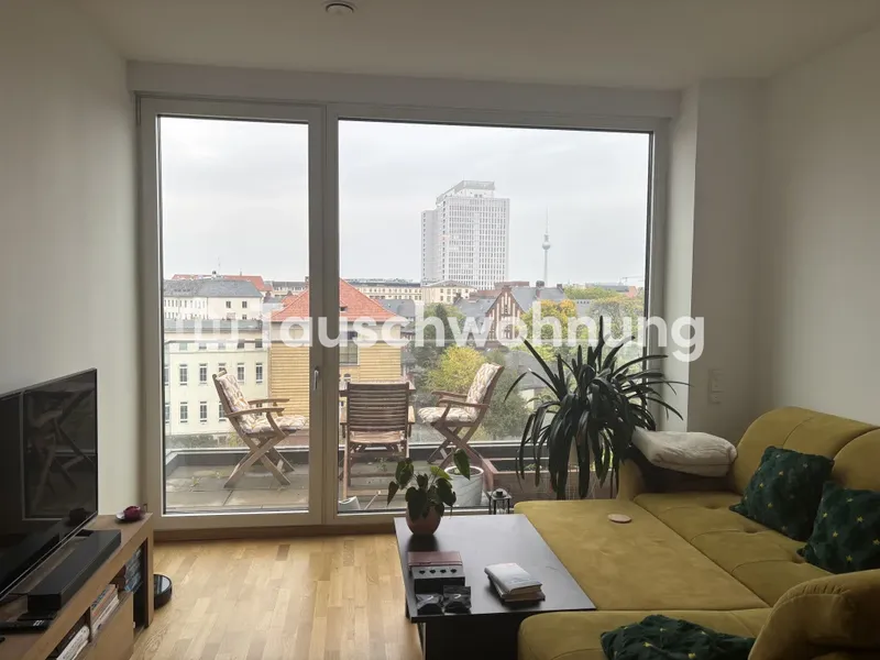 Tauschwohnung: Mitte: 2-Zimmer-Wohnung 5 OG mit Panoramablick über Berlin — photo 1